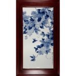 黄景锋《硕秋》江西省工艺美术景德镇青花瓷板