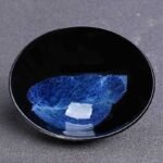 曾平冰珀青绿木叶天目盏单叶斗笠款