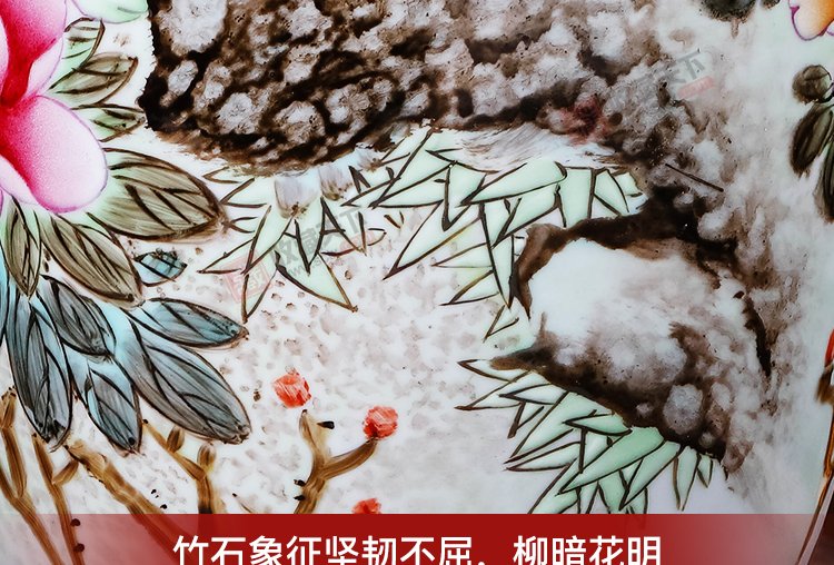 陈绍飞《大美无言富贵尊》高级工艺美术师景德镇粉彩瓷瓶 对瓶