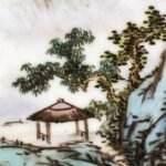 汪浪《青溪一路踏花归》江西省工艺美术协会会员粉彩瓷板 - 图片 5