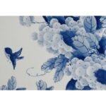 黄景锋《硕秋》江西省工艺美术景德镇青花瓷板 - 图片 5