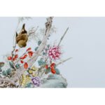 鄢珍《香含秋华》江西省工艺美术师景德镇粉彩瓷板 - 图片 2