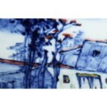 李冬明《北国风光》教授级高级工艺美术师青花瓷瓶 - 图片 3