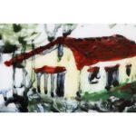 李冬明《绿水青山》教授级高级工艺美术师釉上彩瓷瓶 - 图片 2