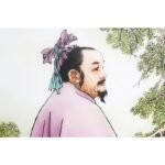 冯韬《教子图》江西省工艺美术师釉上彩瓷瓶 - 图片 4