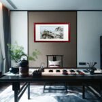 杨志龙《高山流水瓷画双绝》江西省工艺美术师景德镇粉彩瓷板套装 - 图片 2