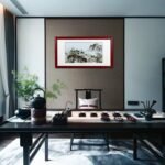 杨志龙《高山流水瓷画双绝》江西省工艺美术师景德镇粉彩瓷板套装 - 图片 5