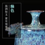杨廷玺星空釉《祥龙双耳尊》河南陶瓷艺术大师钧瓷瓷瓶 对瓶 - 图片 5