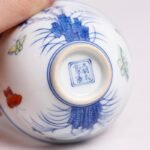 Ming Dynasty Cheng Hua doucai "Sanqiu Cup" fine imitation edition - Image 2