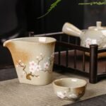 陶泥釉下彩陶艺茶具套组8件 - 图片 4