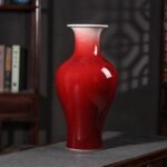 景德镇郎窑红凤尾瓶 中号