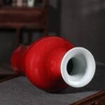 景德镇郎窑红凤尾瓶 中号 - 图片 4