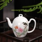 余景艳《花开富贵》景德镇粉彩瓷壶 - 图片 4