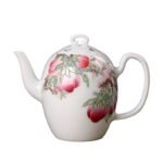 Yu Jingyan's "Longevity, Longevity, and Health" Jingdezhen Pastel Porcelain Pot - Image 5