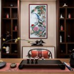 景德镇粉彩花鸟瓷板《富贵长寿》 - 图片 3
