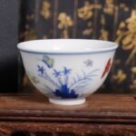 Ming Dynasty Cheng Hua doucai "Sanqiu Cup" fine imitation edition - Image 5