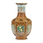 Qianlong pastel six-square bottle set