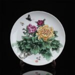 Wang Danya's "Picture of Wealth and Honor" New Color Appreciation Plate by Jiangxi Province Arts and Crafts Artists