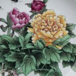 Wang Danya's "Picture of Wealth and Honor" New Color Appreciation Plate by Jiangxi Province Arts and Crafts Artists - Image 4
