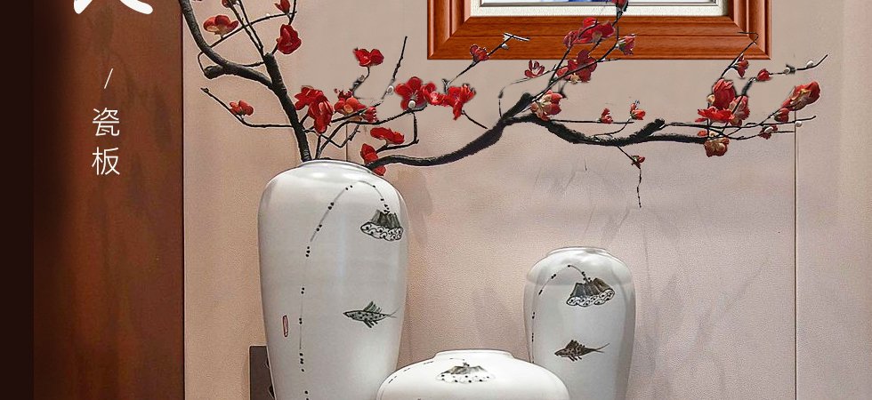 景德镇青花瓷板画《和美》