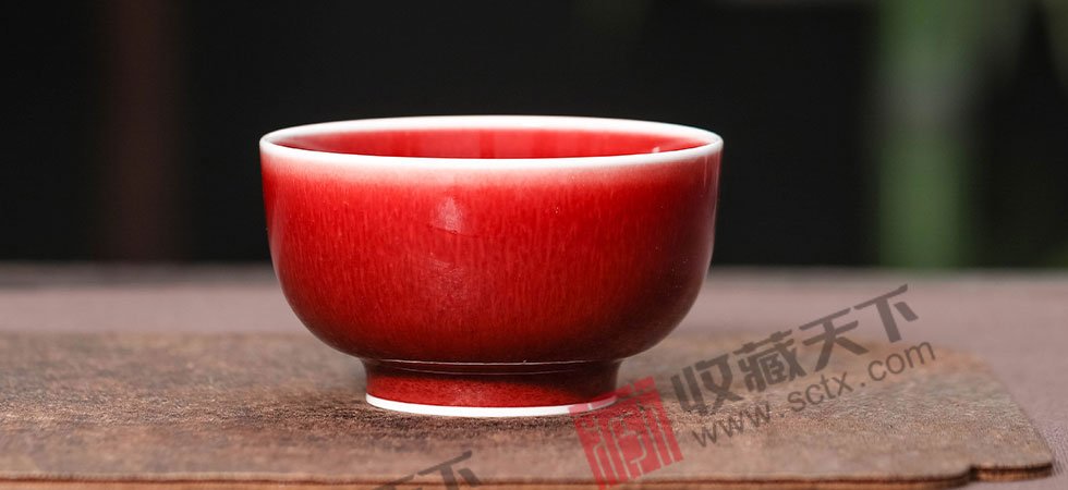 景德镇郎窑红罗汉杯