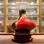 邓希平《三阳开泰》国家级非物质文化遗产传承人景德镇高温颜色釉瓷瓶（大） - 图片 2