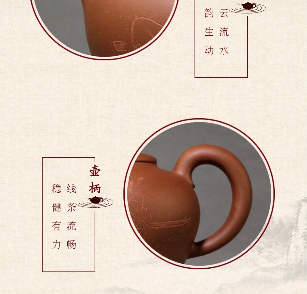 Chinese Arts and Crafts Master Li Changhong Hehe Lotus Seed Purple Clay Pot Clear Bottom 510cc 中国工艺美术大师李昌鸿 和合莲子紫砂壶 底槽清510cc