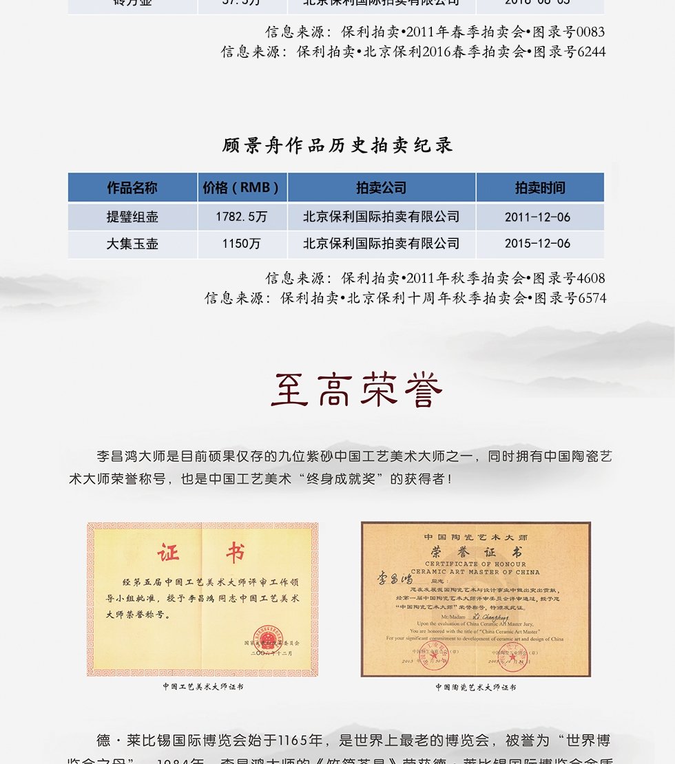 中国工艺美术大师李昌鸿 婉莲提梁紫砂壶 底槽清