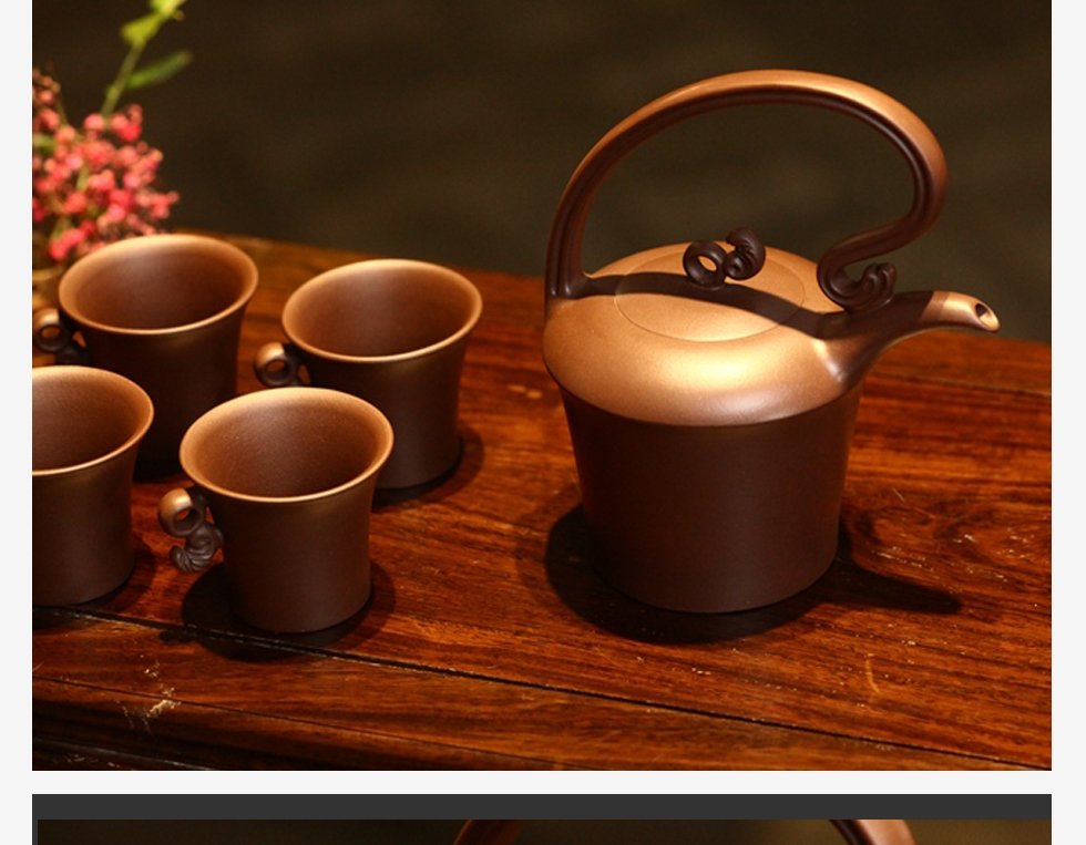 路小明《凤来仪》助理工艺美术师手工清水泥宜兴紫砂壶350cc
