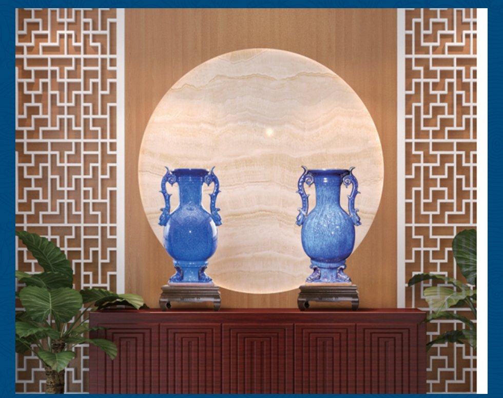 张怀强《永泰瓶》中国陶瓷工艺大师钧窑瓷瓶