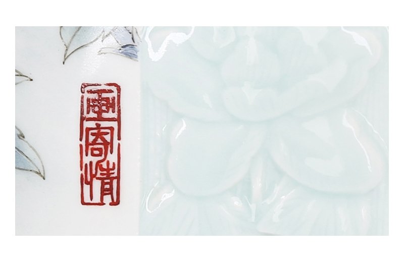 冯雪迎《金玉满堂》江西省高级工艺美术师釉上彩瓷瓶