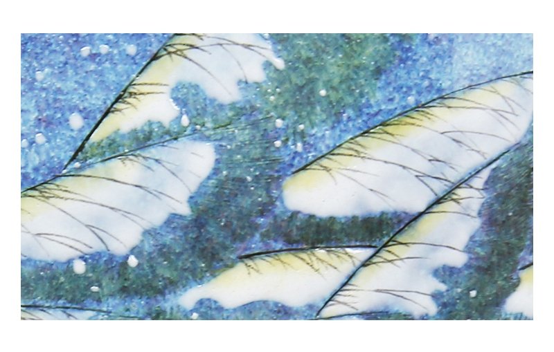 李晶《雪雁》江西省高级工艺美术师综合装饰瓷瓶