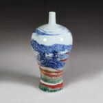 李冬明《北国风光》教授级高级工艺美术师青花瓷瓶