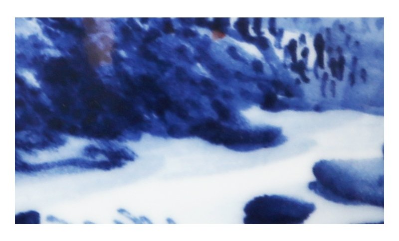 李冬明《绿水青山》教授级高级工艺美术师青花五彩瓷瓶