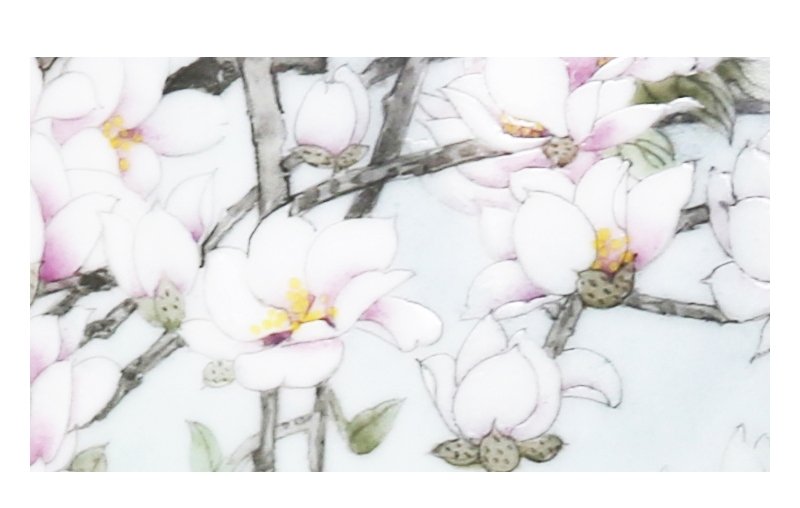 冯韬《鹤舞》江西省工艺美术师新彩瓷瓶