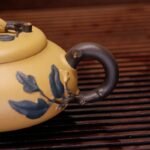 顾丽萍《佛手》高级工艺美术师手工原矿黄金段花壶宜兴紫砂壶 - 图片 5
