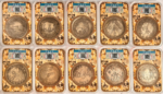 Complete set of commemorative silver coins of the top ten celebrities in the Beiyang military and political affairs of the Republic of China - Image 2